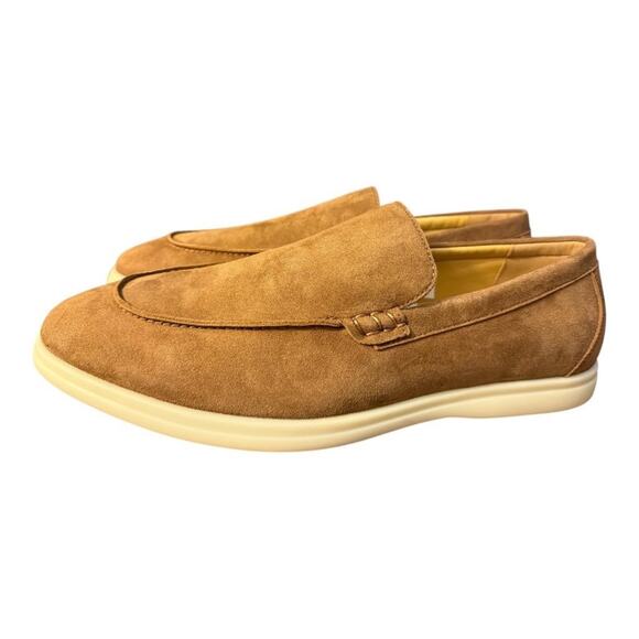 Jack Erwin Travis Mox Toe Suede Loafer Men size 13 NEW - Picture 2 of 6